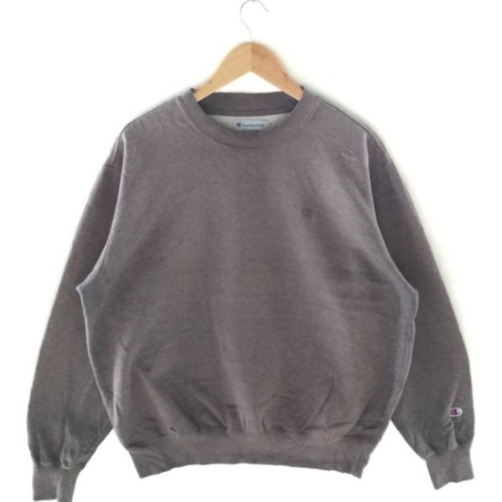 Champion reverse weave grey long sleeve  casual hoodie S